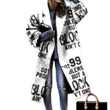 Daniela | Damen Winter-Mantel Lang Oversize aus Wolle – Weiß