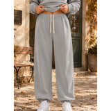 Wulfheda | Damen Jogginghose Relaxed Fit – Hellgrau