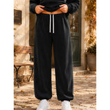 Wulfheda | Damen Jogginghose Relaxed Fit – Schwarz