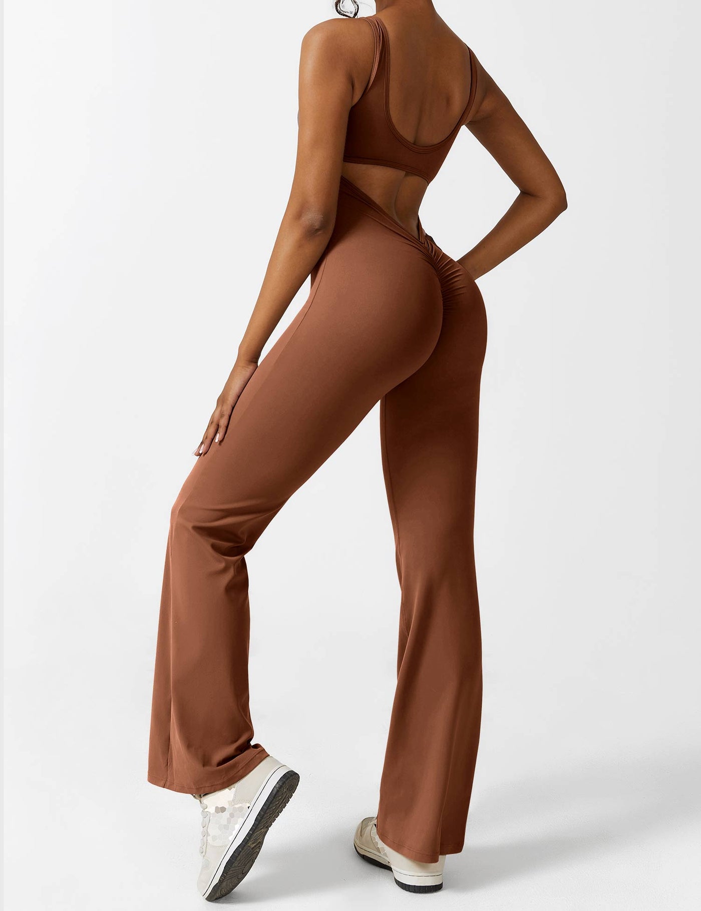 Sienna | Rückenfreier Flare-Jumpsuit