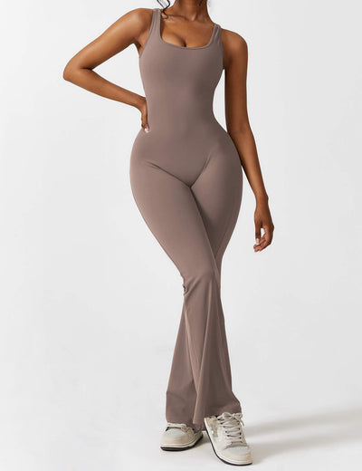 Sienna | Rückenfreier Flare-Jumpsuit