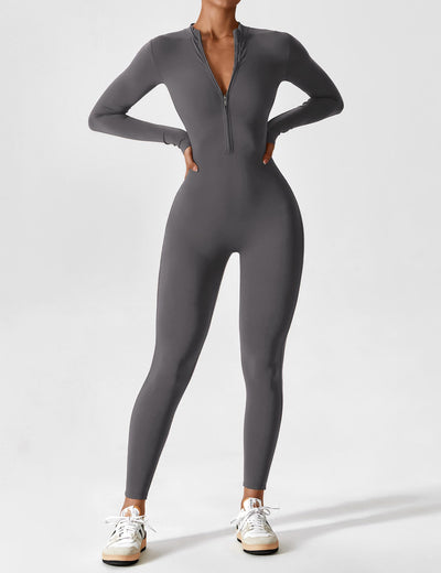 Lina | Nahtloser Full-Zip Bodysuit