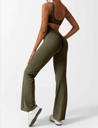 Sienna | Rückenfreier Flare-Jumpsuit