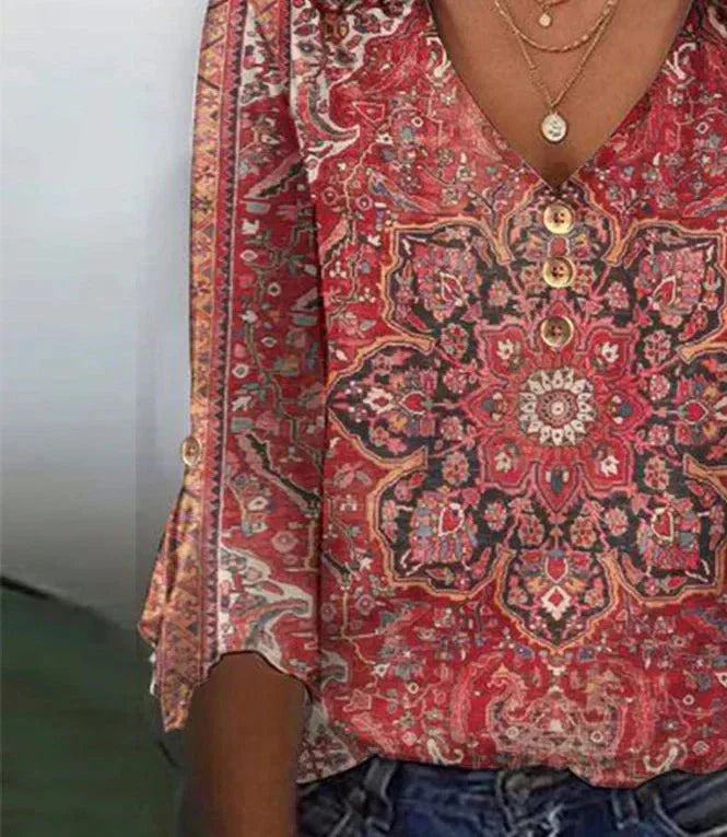 Valerie™ - Vintage Boho Bluse