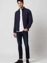Zip Jacke Herren – Marineblau
