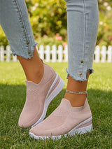 Ella | Stilvolle Sneaker Damen Elegant – Rosa